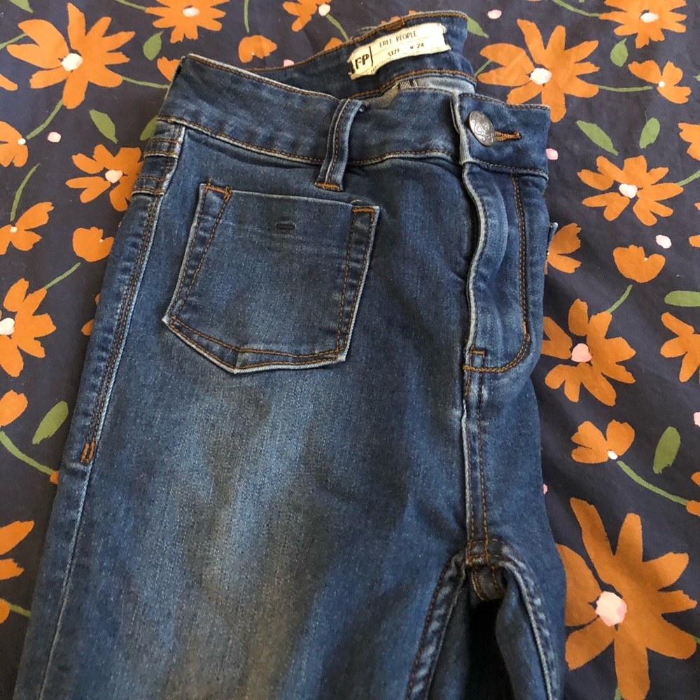 Free people skinny High waisted Jeans